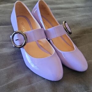 Lavender Mary Jane Flats SZ 7